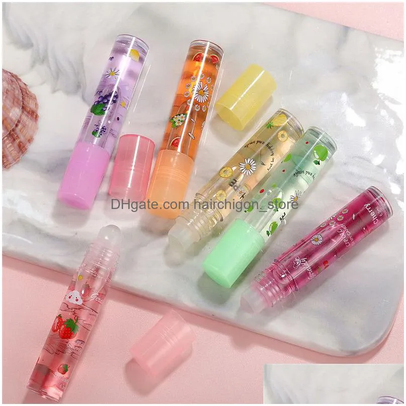 6 colors mirror water lip gloss transparent glass lip glaze oil waterproof liquid lipstick lipgloss lips cosmetics 6pcs