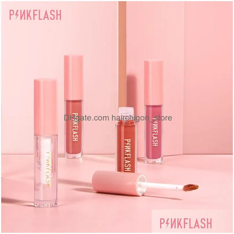 pinkflash crystal jelly lip gloss plumper oil shiny clear liquid lipsticks moisturizing women makeup lips tint balm cosmetics