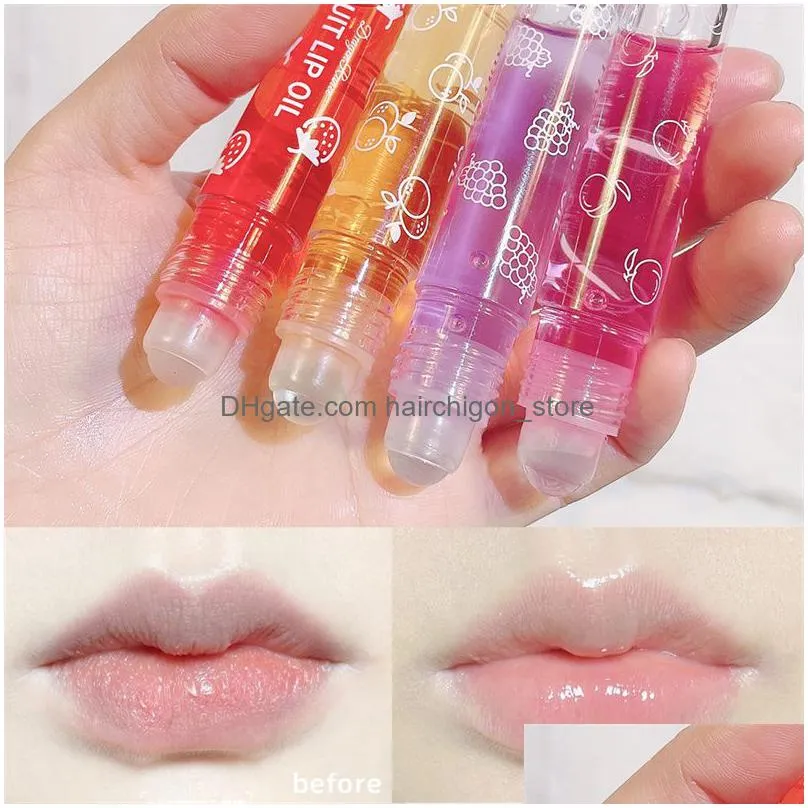 crystal glitter lip gloss glossy transparent moisturizing lip oil maintenance lipgloss beauty makeup liquid lipstick lips care