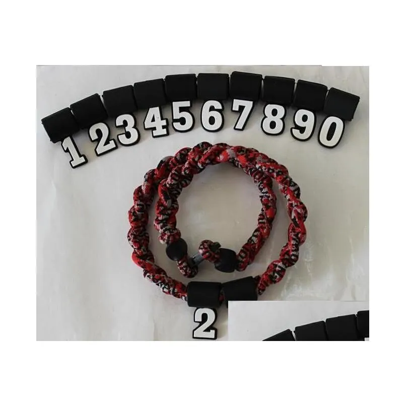 2020 wholesale silicone numbers digital number pendant softball baseball necklace accessories rubber number pendants jewelry