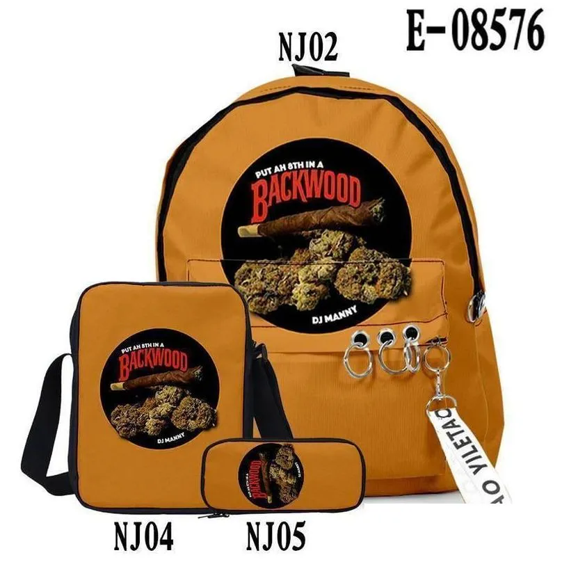 Backpacks 3pcs/set Lots Of Cigar Lightyellow Natural 5 Banana Volt Yellow Backwoods Wild Mild Cigars qylVJH