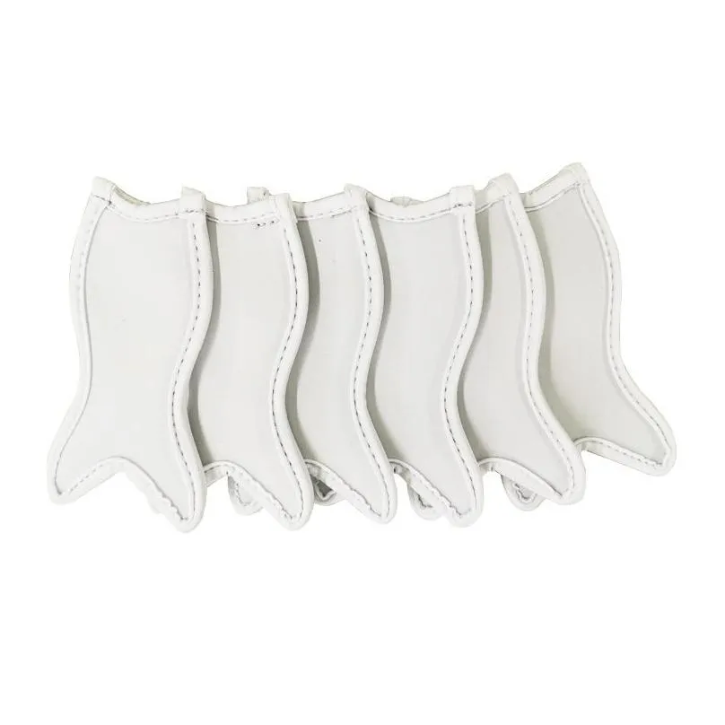 ice tools sublimation blanks white ice  sleeves popsicle holders bags neoprene fabric shark mermaid design