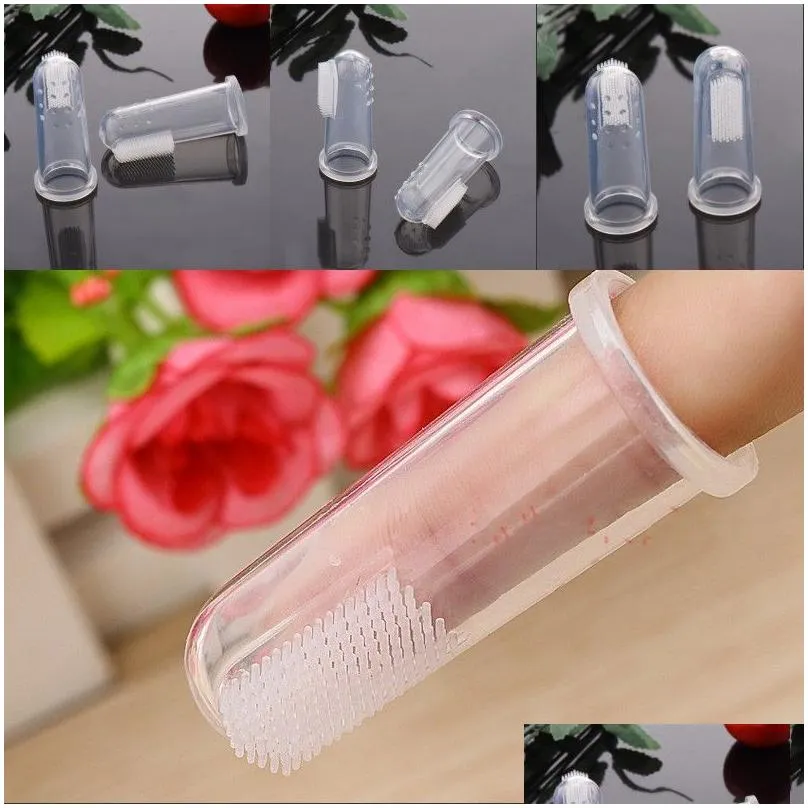 super soft pet dog grooming beauty tools finger toothbrush teddy toothbrushes bad breath tartar teeth tool dogs cat cleaning