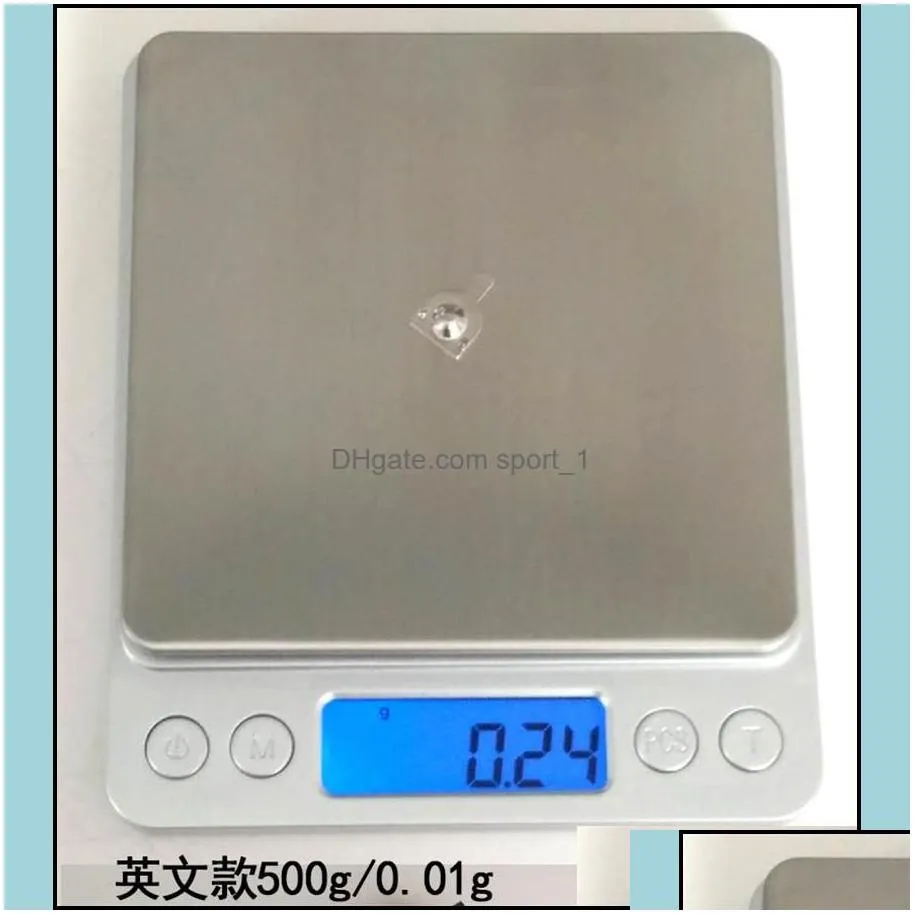 Weighing Scales Electronic Digital Display Scale 500G/0 01G 1000G/0 1G 2000G/0 3000G/0 Kitchen Jewelry Weight Scales Drop Delivery O