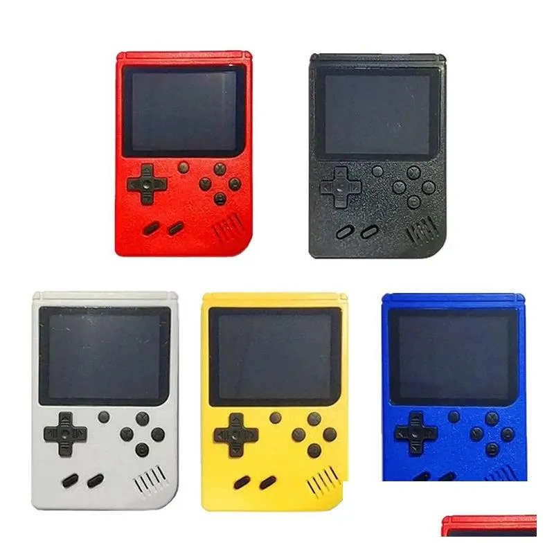 portable handheld video game console retro 8 bit mini players 400 games 3 in 1 av pocket  color lcd