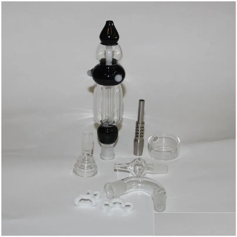 hookahs glass nc kit hookah 14mm quartz domeless titanium tip straw dab bong honeybird accessories rigs water pipes
