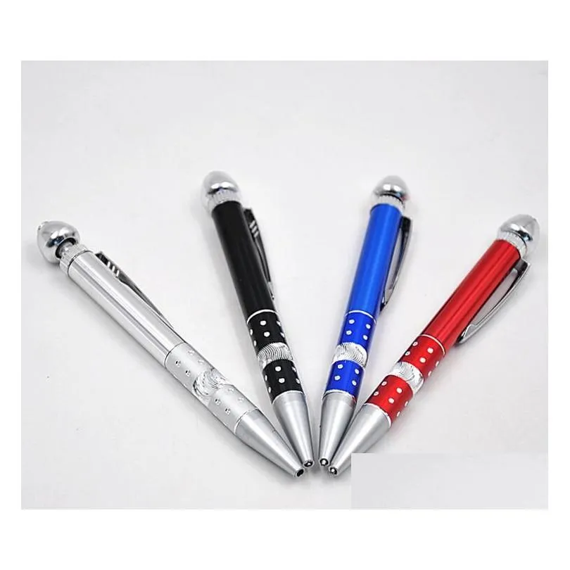 135mm ball pen shaped metal filter herbal smoking pipe tobacco hand cigarette holder pipes with write function tool accessories