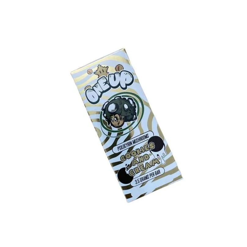 Chocolate Bar Milk One Up Packing Boxes Packaging Pack Mushroom Oneup Mold Mod Compitable Display Package Box 3.5 Gram jllmHV