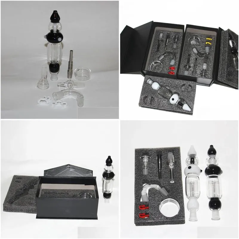 hookahs glass nc kit hookah 14mm quartz domeless titanium tip straw dab bong honeybird accessories rigs water pipes