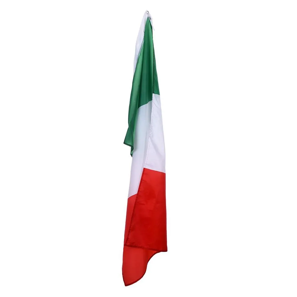 1 pcs italy flag 90x150cm / 3x5 ft big hanging italy national country flag italian banner used for festival home decoration