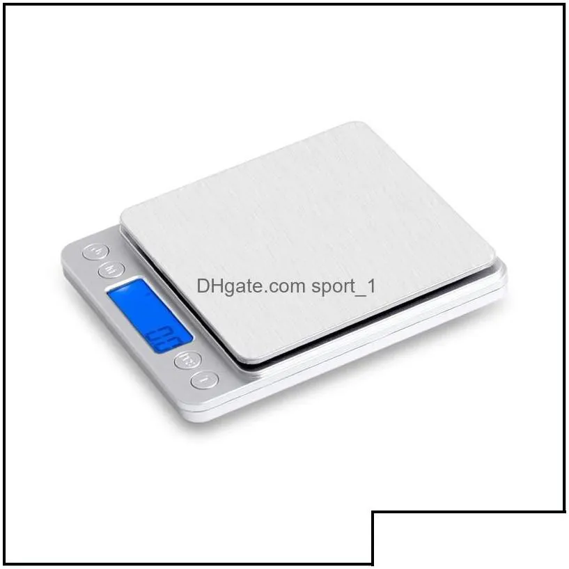 Weighing Scales Electronic Digital Display Scale 500G/0 01G 1000G/0 1G 2000G/0 3000G/0 Kitchen Jewelry Weight Scales Drop Delivery O