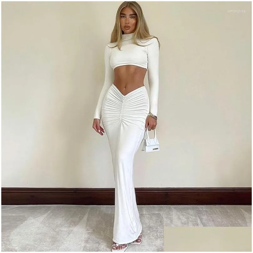 casual dresses long sleeve cut out maxi bodycon dress women elegant tight autumn winter sexy party 2023 club wear