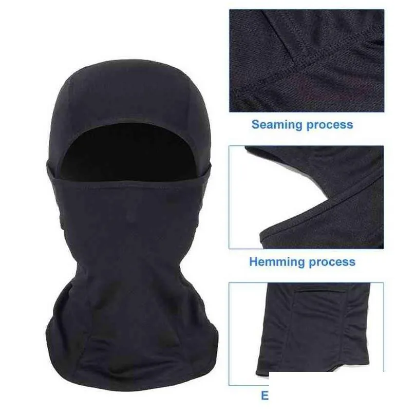 tactical balaclava full face mask military camouflage wargame helmet liner cap cycling bicycle ski mask airsoft scarf cap y1229