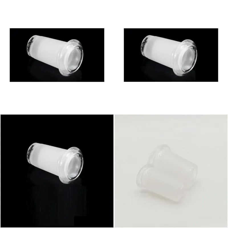 dpga005 smoking accessories 18mm male - 14mm female and 14mmmale to 10mmfemale frosted glass adapter