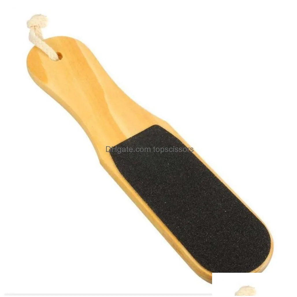 foot treatment wood file callus remover scrubber professional pedicure feet rasp removes cracked heels dead skin corn hard skin pumice stone scraper