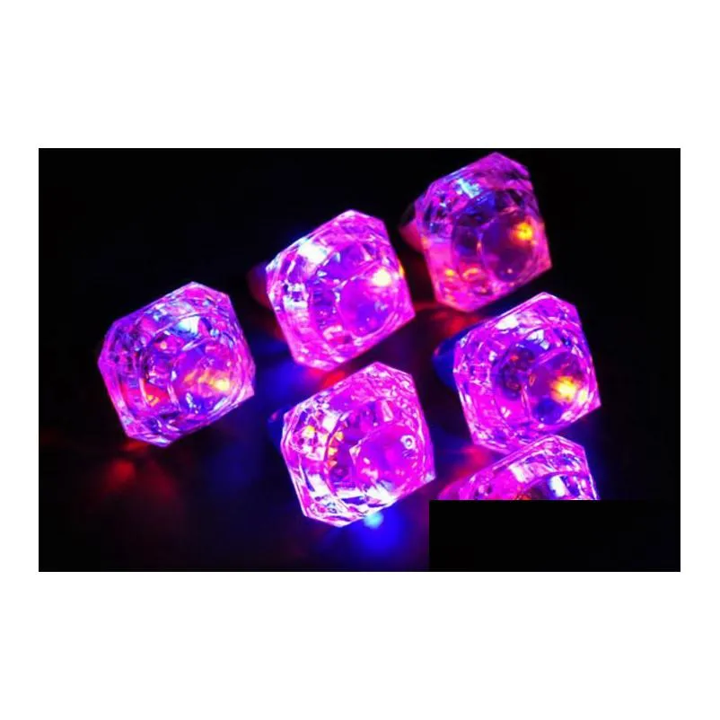 glow ring - led diamond shape flashing light with diy decorative favors for hen party birthday xmas and wedding events