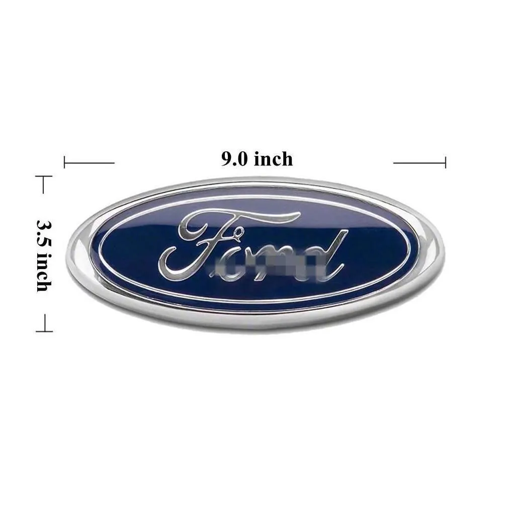 car badges 20042014 ford f150 front grille tailgate emblem oval 9quotx35quot decal badge nameplate also fits for f250 f350 edge expl