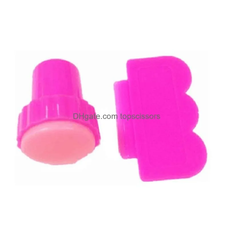 nail art image stamping tool 1 stamper add 1 scraper for nail art decoration kd1