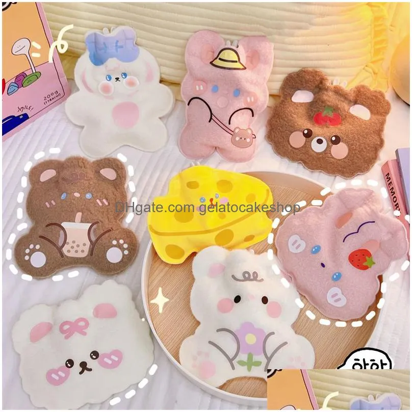 winter warm furry hand warmer cute cartoon water bag portable water-injection heat water-bag anti-scalding hand-warmer t9i002108