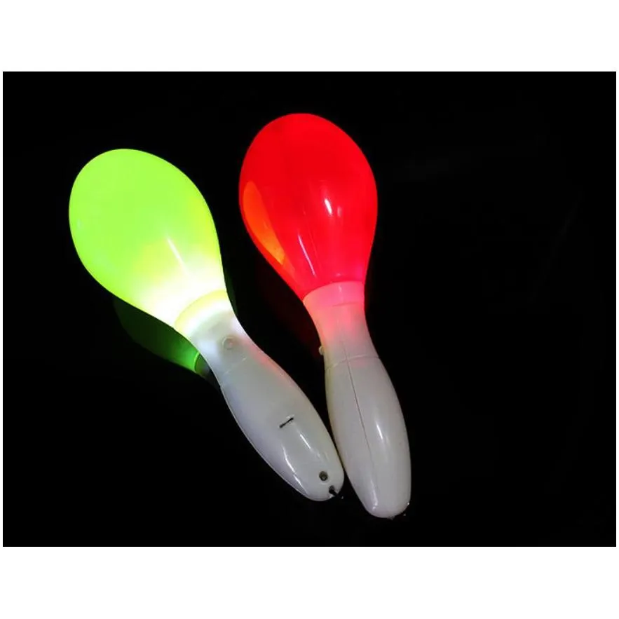 partypalooza led maracas colorful noise-making shakers for festive atmospheres - perfect for christmas easter halloween concerts and