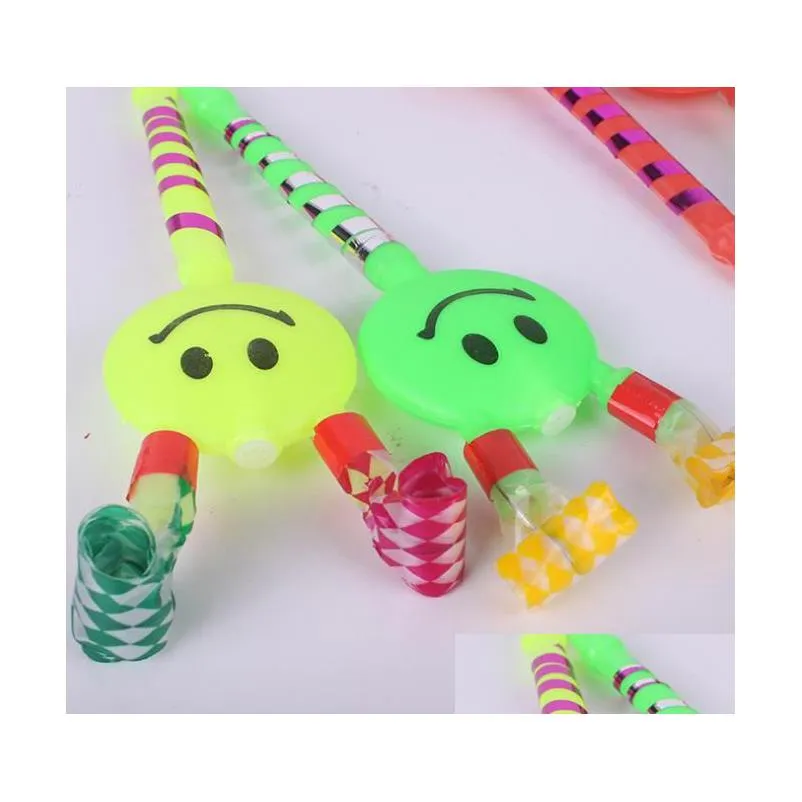 smile blowing dragon noise maker birthday halloween christmas party kids favor gift supplies cheering props children funny whistle