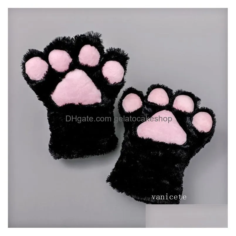 party supplies sexy the maid cat mother cats claw gloves cosplay accessories anime costume plush gloves paw partys glovessupplieszc956
