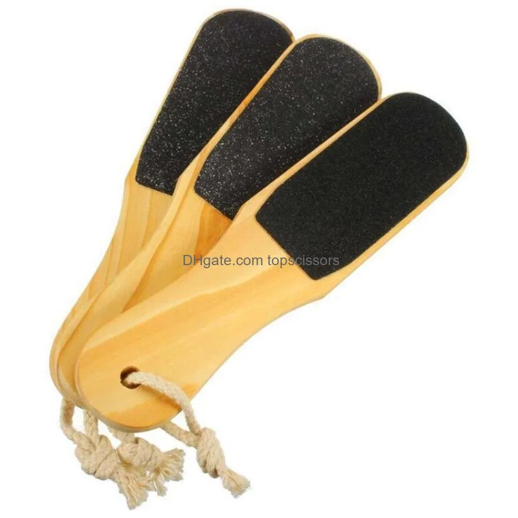 foot treatment wood file callus remover scrubber professional pedicure feet rasp removes cracked heels dead skin corn hard skin pumice stone scraper