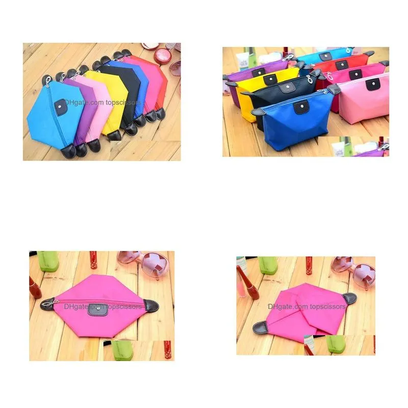 multi-colors fashion lady travel cosmetic make up pouch bag clutch handbag casual purse