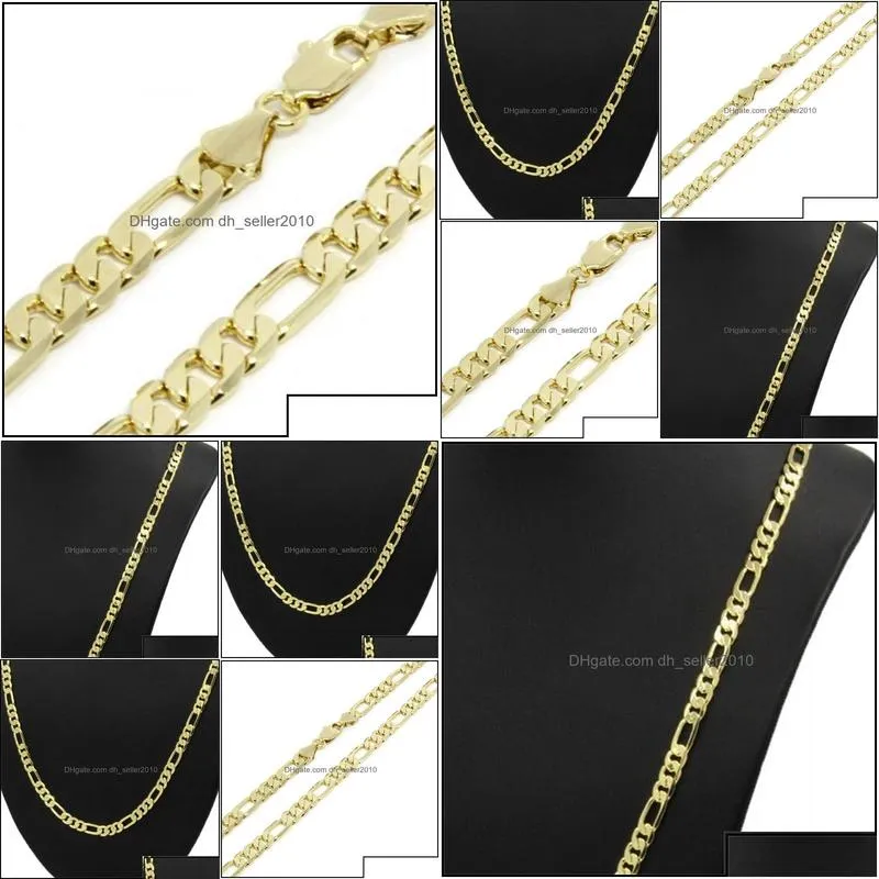 chains 14k yellow real solid gold 8mm italian link chain necklace 24 inches drop delivery 2022 jewelry necklaces pendants dhh14