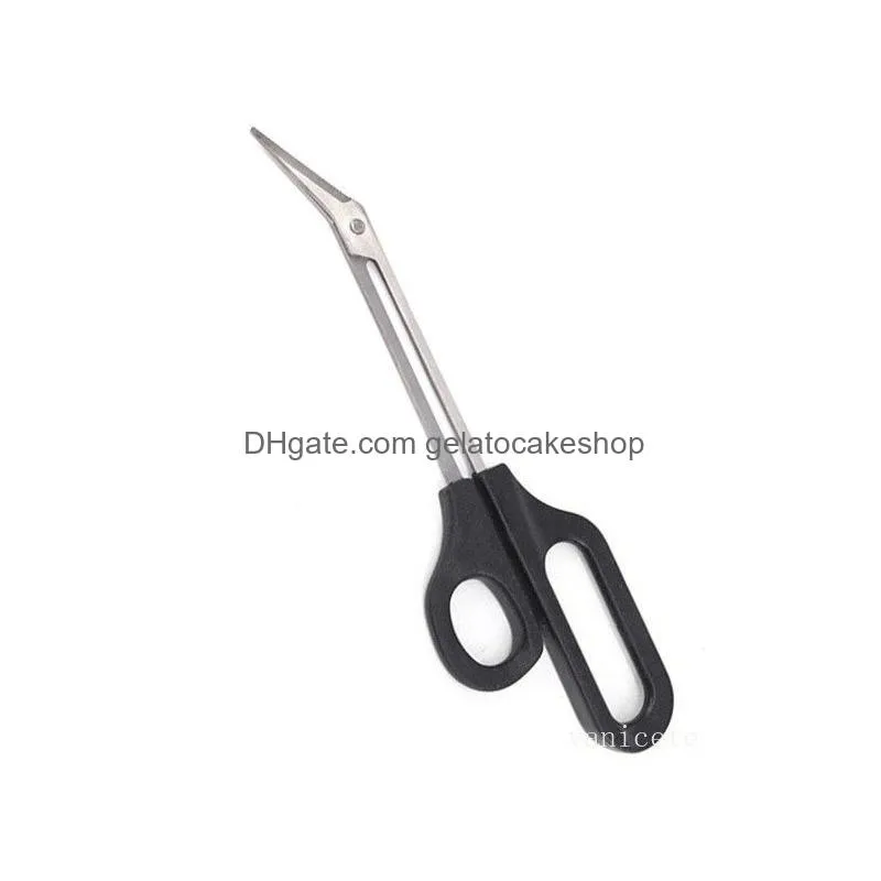 long reach easy grip toe nail toenail scissor trimmer for disabled cutter clipper pedicure trim tool 21cm/17cm lt151