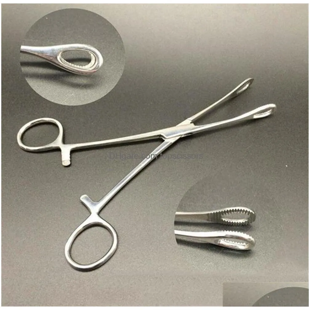 professional new piercing forcep 316l steel tragus ear piercing forceps body piercing jewelry bucket clamps tool xb1