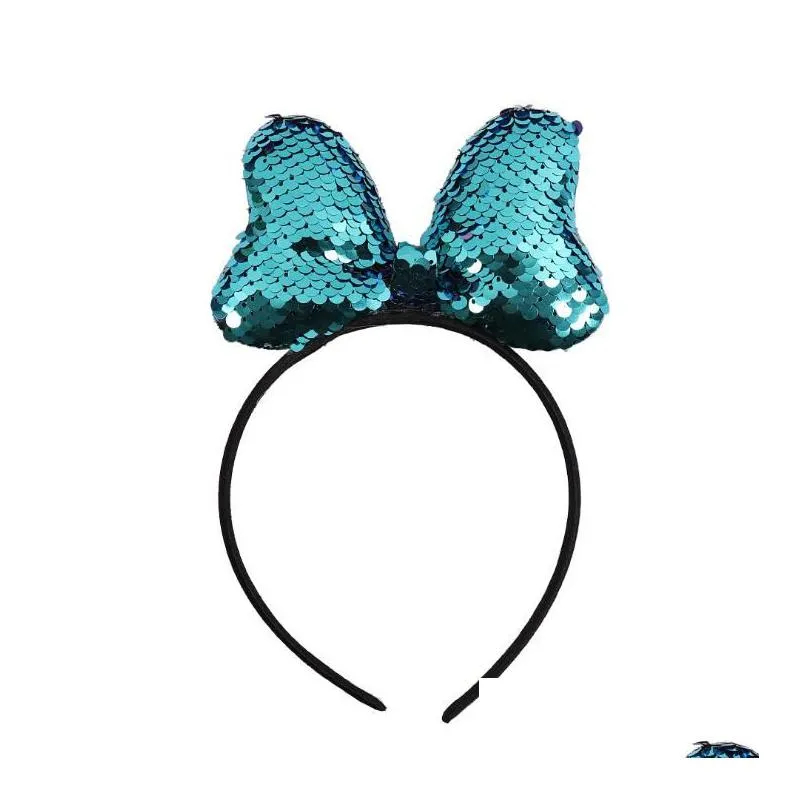 boutique sequin crown mouse ears headband for girls adults - perfect cosplay party photography christmas favors