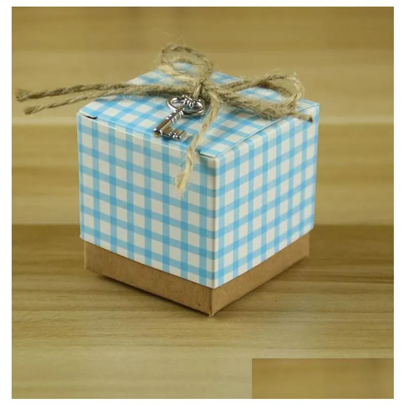 wrapnjoy treat boxes - elegant cardboard gift packaging for soap jewelry wedding baby shower - eco-friendly with jute rope