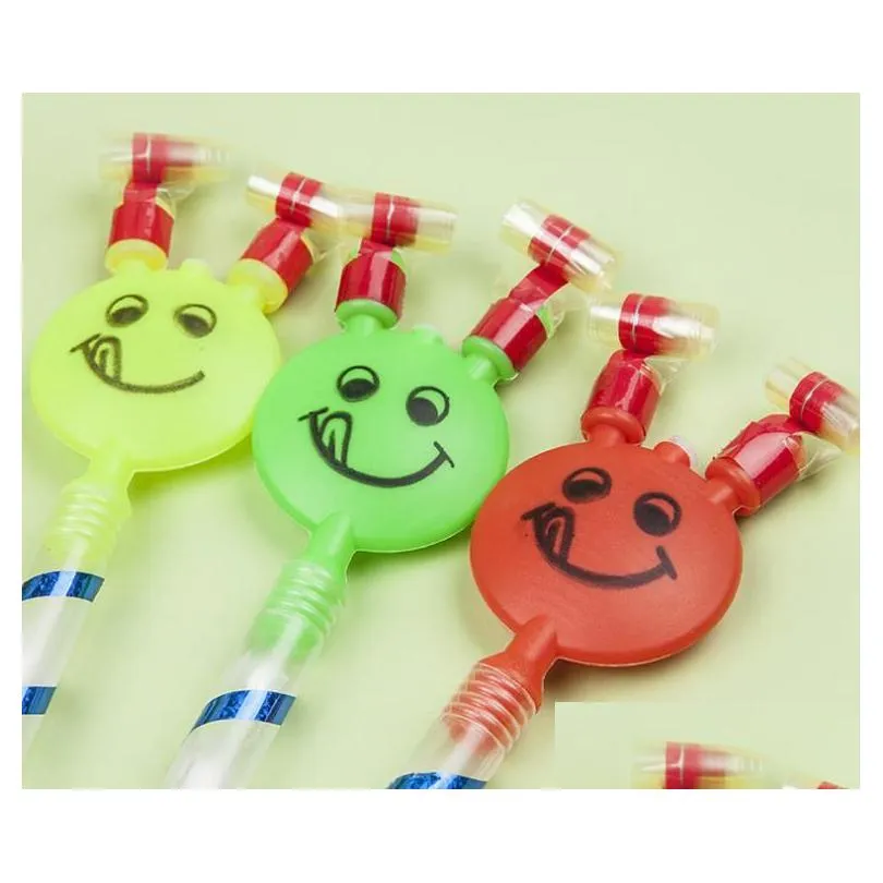 smile blowing dragon noise maker birthday halloween christmas party kids favor gift supplies cheering props children funny whistle