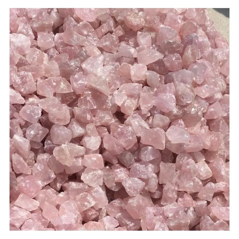 crystal gemstone large natural pink rose quartz rough for healing jewelry making and home decor - wicca reiki friendly