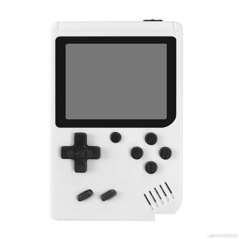 400-in-1 handheld video game console retro 8-bit design with 3-inch color lcd and 400 classic games -supports two players av output cable
