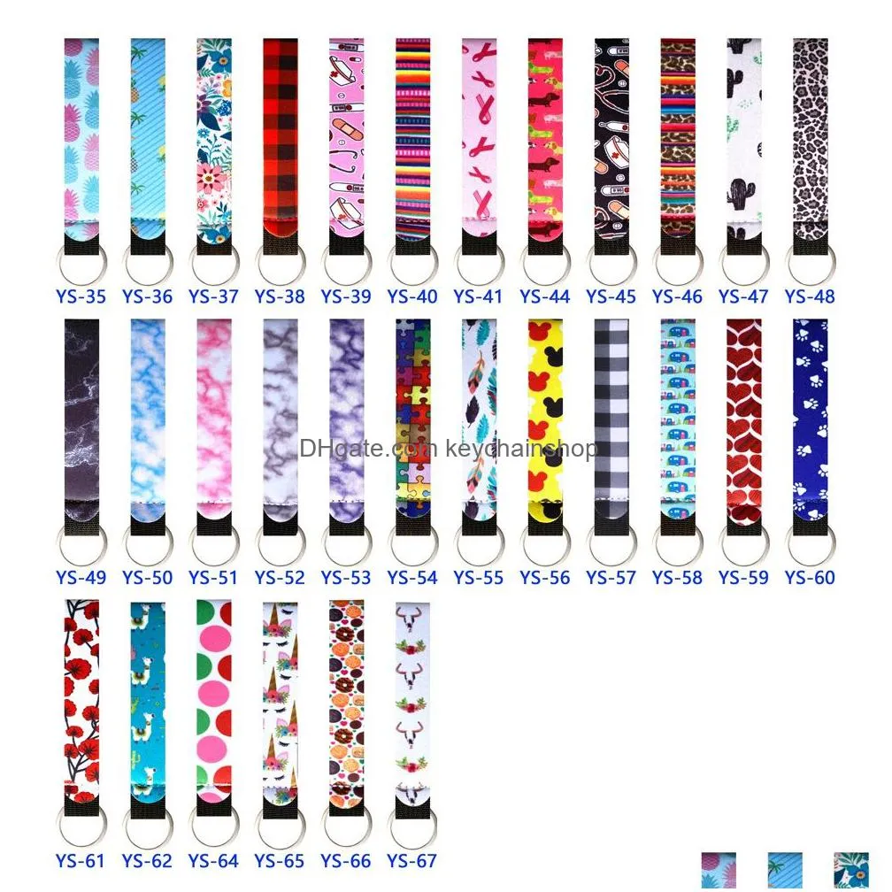 84 colors customize neoprene hand sanitizer bottle holder keychain wristband key ring 1 setis2 pcs multiple styles with set dive material