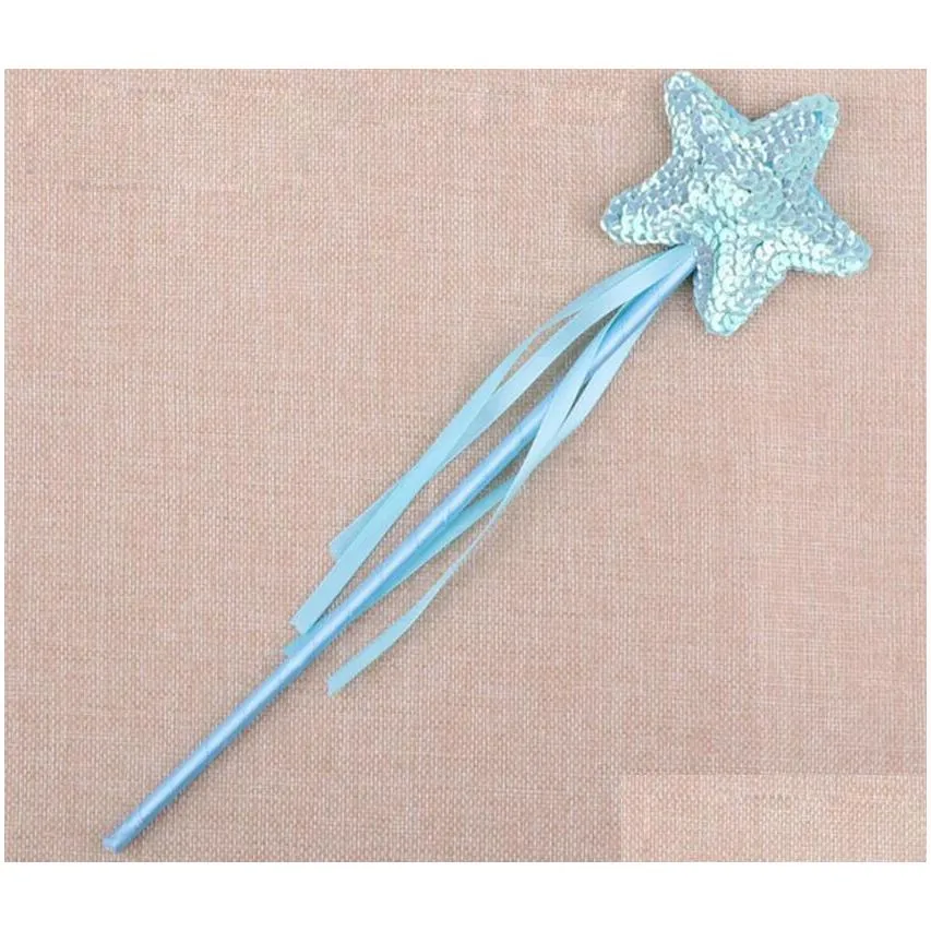 halloween childrens day sequins magic wand pentagram party masquerade handcuffs angel stick magic wand star fairy stick sell