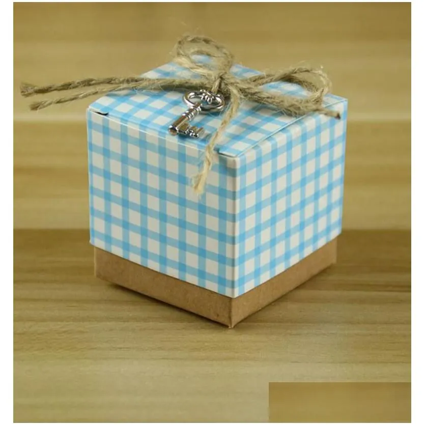 wrapnjoy treat boxes - elegant cardboard gift packaging for soap jewelry wedding baby shower - eco-friendly with jute rope