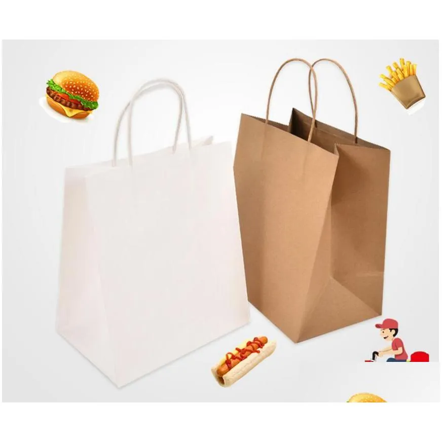 kraft paper party gift bags - decorative favors props for wedding garments - portable eco-friendly wrap packaging