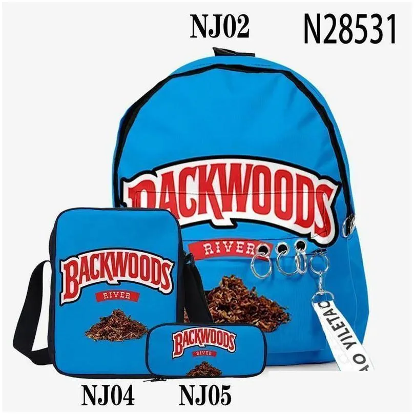 backpacks 3pcs/set lots of cigar lightyellow natural 5 banana volt yellow backwoods wild mild cigars qylvjh