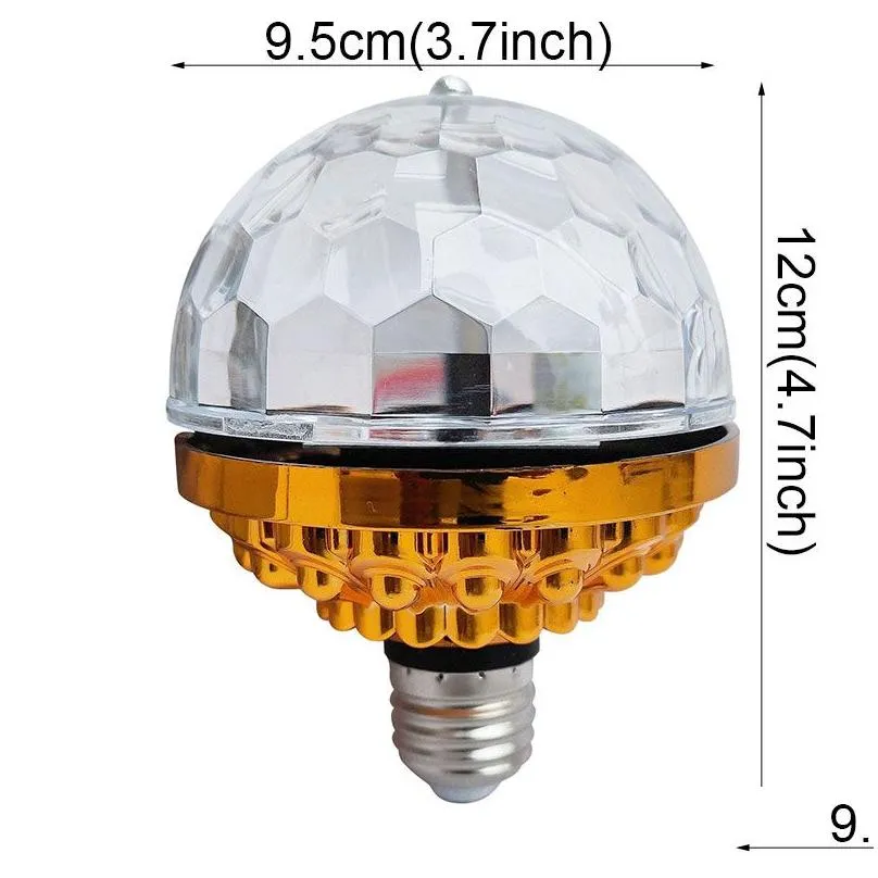 e27 party decoration rotating magical ball lights atmosphere mini rgb projection lamp dj disco balls light christmas party ktv bar stage wedding