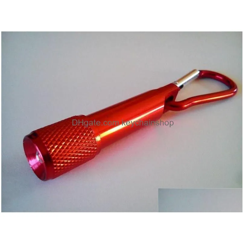new fashion mixed hot selling aluminum led keychain mini torch key chain flashlight keyring top quality