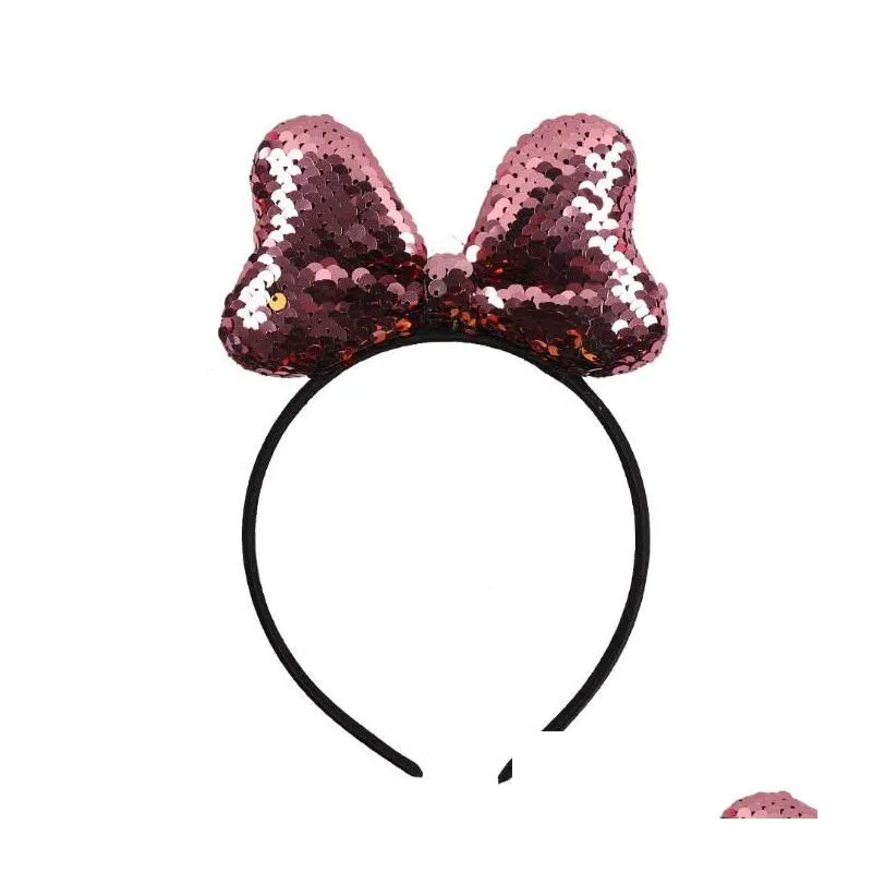 sparkle mouse ears headband by boutique festive hair accessory for girls adults perfect for christmas birthdays cosplay 