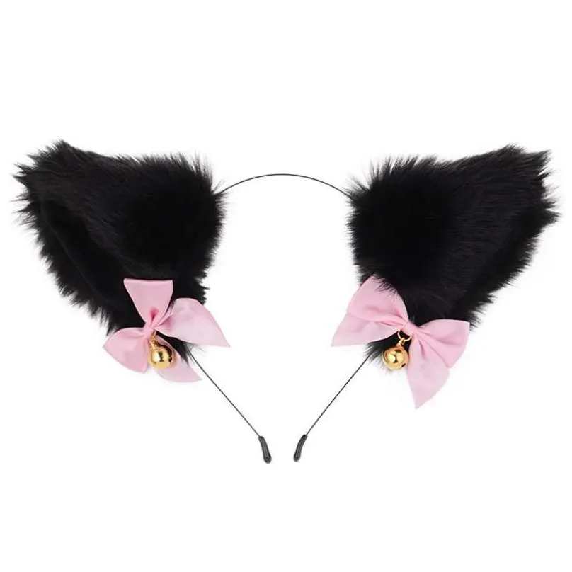 cattyfest bell headband fun cat ear costume accessory for halloween christmas parties shows