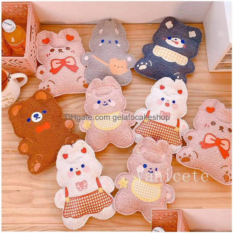 creative cute plush heat water-bag cartoon shaped plush water bag portable student waters injection hand-warmer t9i002109