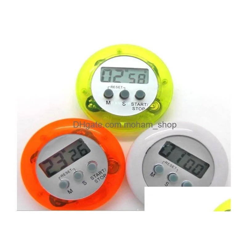 digital kitchen timer helper mini lcd kitchen count down clip timer alarm