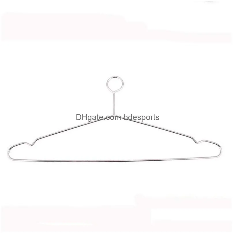 fashion hot anti-theft metal clothes hanger with security hook for hotel used 4mm thickness kd1