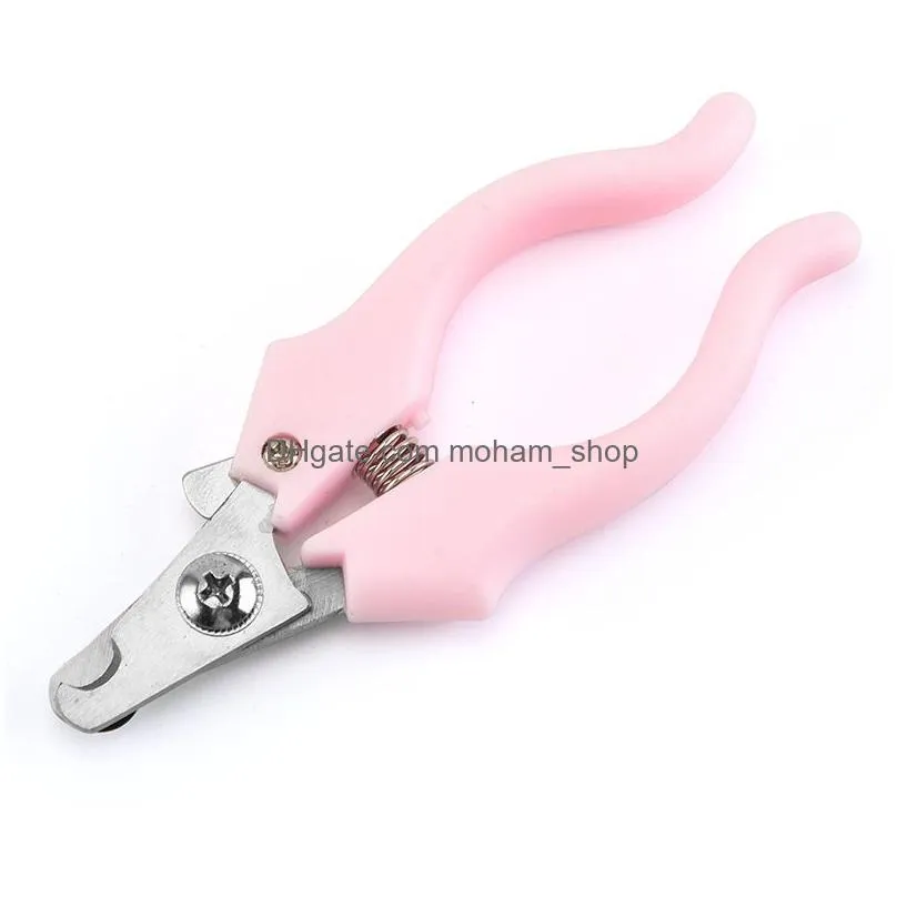 pet nail claw cutter stainless steel professional grooming scissors cats nails clipper trimmer dog nail clippers jk2007kd