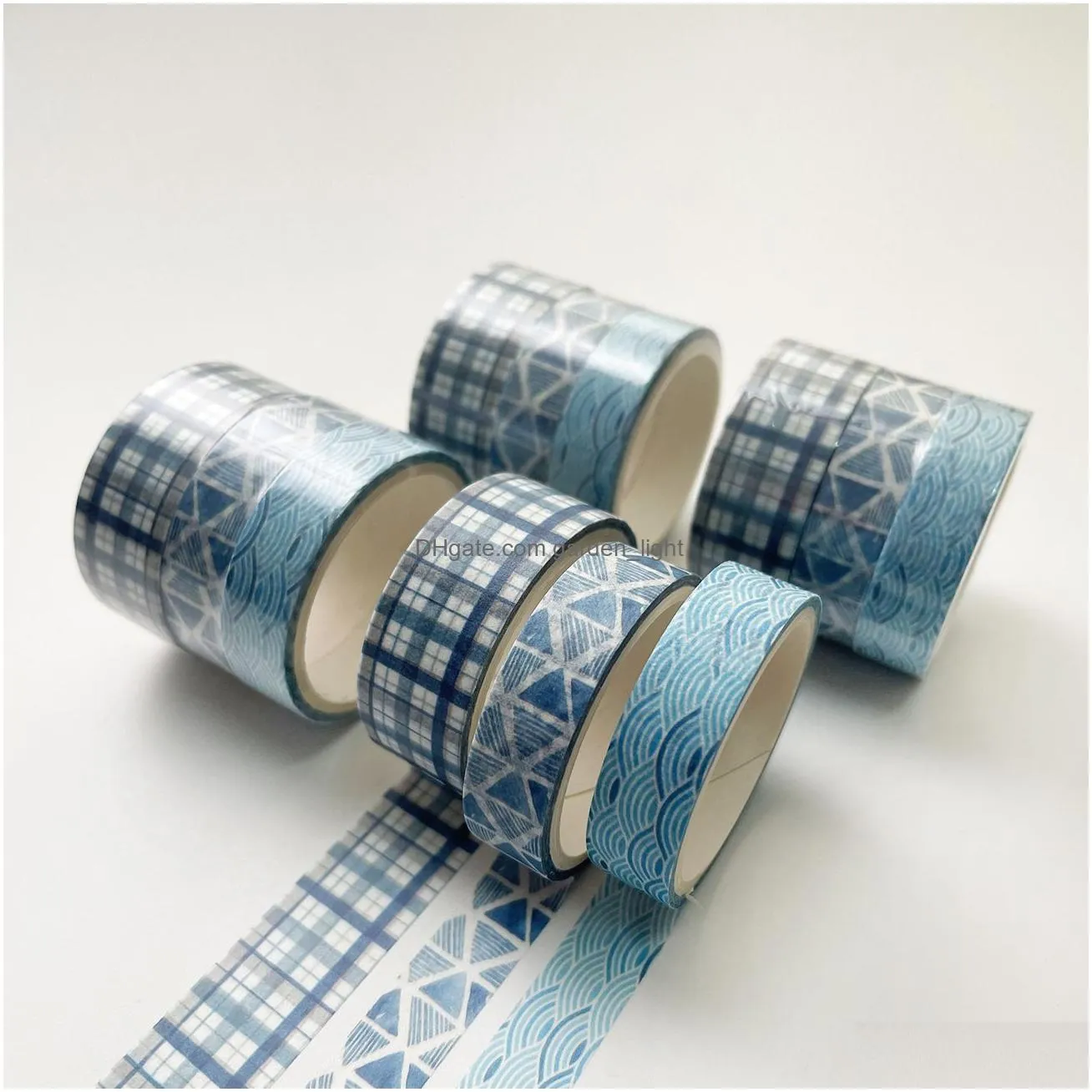 3 pcs/set washi tape adhesive diy decoration japanese masking sticker for scrapbook journal planner arts crafts xbjk2112 2016